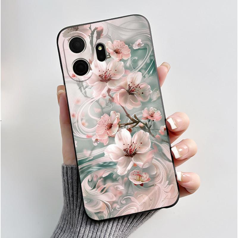 TCL NxtPaper 70 Pro İçin Sevimli Kılıf Coque Capa Baskılı Kabuk Koruyucu Kapak Yumuşak Silikon Karikatür Telefon Kılıfı Funda