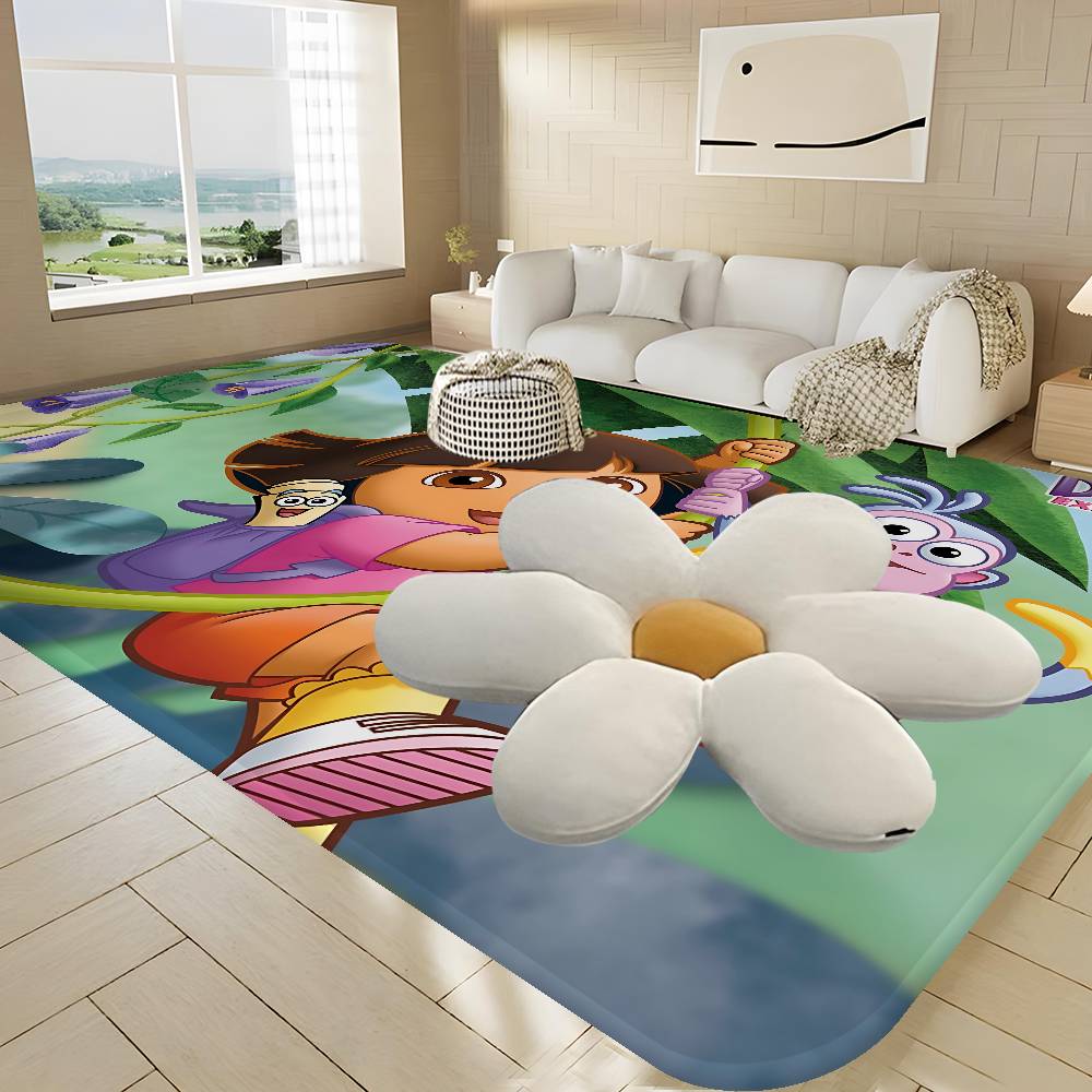 Funny D-Dora Classic Anime Floor Mat Nordic Style Home Doormat Bathroom-Toilet Mats Bedroom Hotel Decor Mat