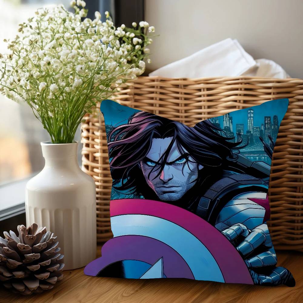 Баки Барнс Зимний Солдат Наволочка Дюймы Фермерский Декор Домашние Наволочки Для Дивана Украшения 16x16Inch