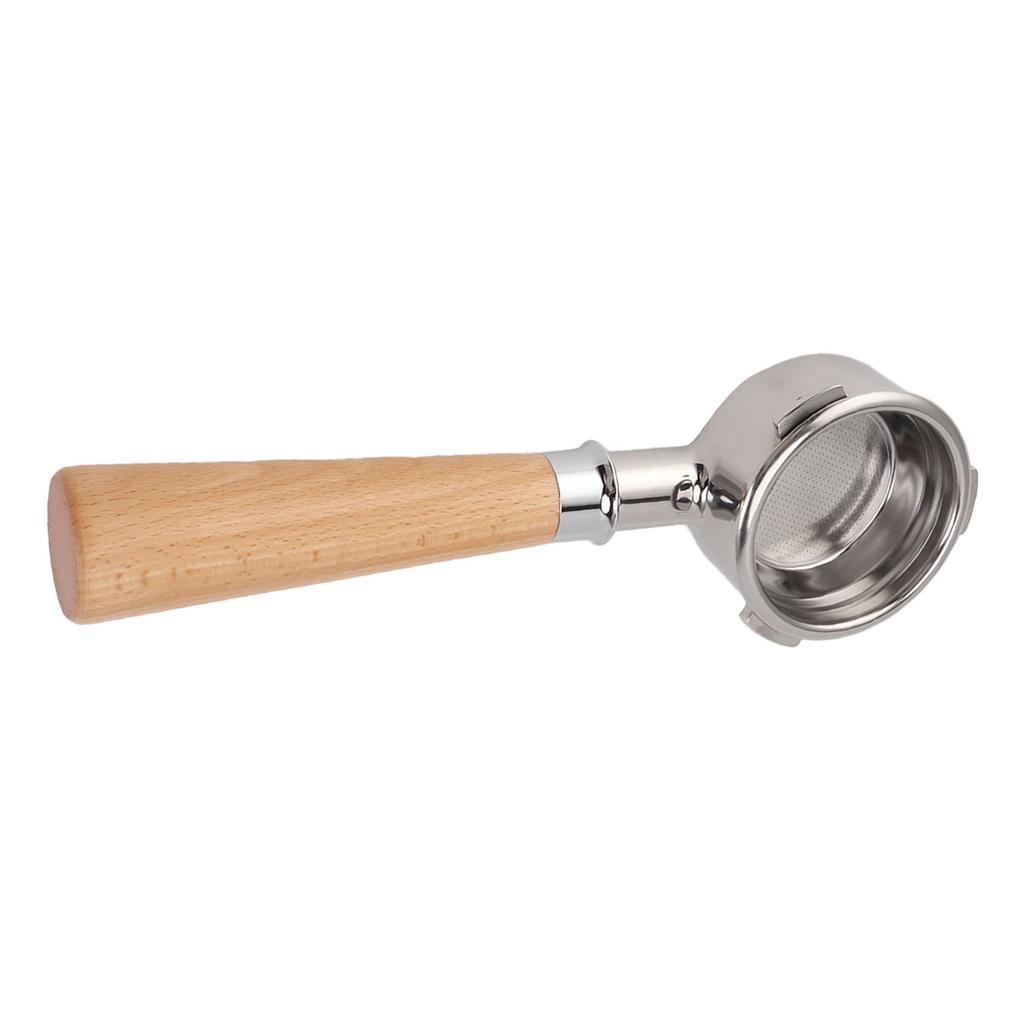 58mm Bottomless Portafilter 3 Stainless Steel Coffee Portafilter Wood Handle for Ba etto Coffee NaMachine