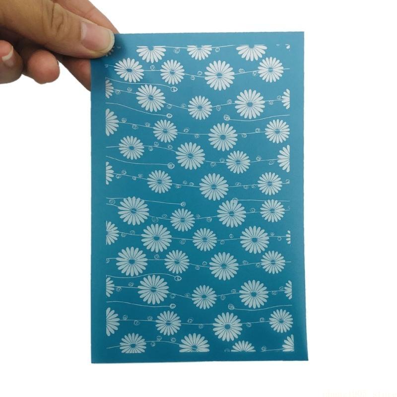QX2E DIY Silk Screen Printing Stencil Reusable-Mesh Stencils Transfer Silk Screen Stencils for T-Shirts Ceramic Decorations