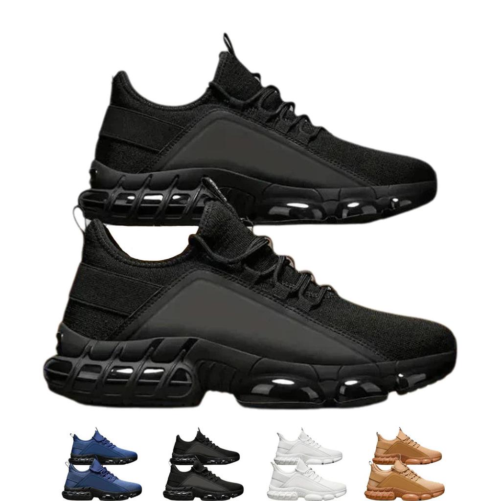 Herren Leichte Atmungsaktive Low-Top Laufschuhe, Low-Top mit Nicht-Sohle, Breiter Zehenbereich und Fußgewölbeunterstützung für den täglichen Gebrauch