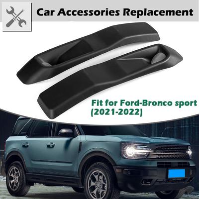 Rhyming Car Front Bumper Fog Lights Bezel Frame Trim Cover With Lamp Holes Car Accessories Fit For Ford Bronco Sport