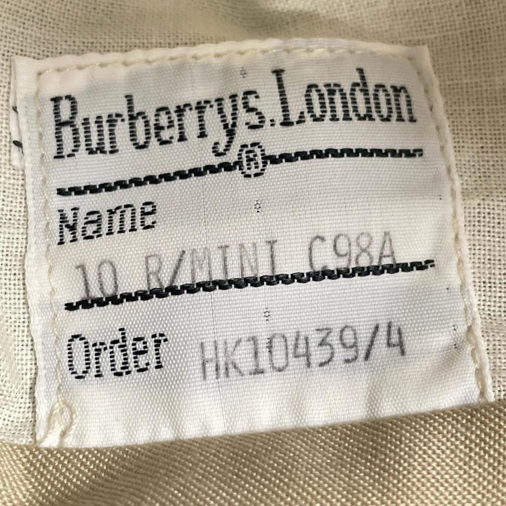 Burberry Coat Beige Men's