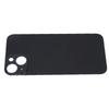 Phone Rear Glass Door Cover Replacement Back Glass Cover Housing Door with Adhesive Black