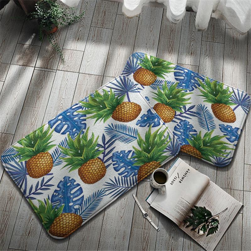 

Flower Bird Pattern Doormat40*60cm Plant Leaves Decorative Indoor Carpet Kitchen Absorbent Floor Rug Bathroom Anti-Slip Bath Mat