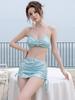 2025 Women's Sexy Three-Piece Bikini Set - High-End, Pure Desire Style for Summer Vacations