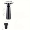 Stainless Steel Red Wine Vacuum Pump, Black Plastic Pump, Silicone Plug, Vacuum Red Wine Plug Abridor De Vinho