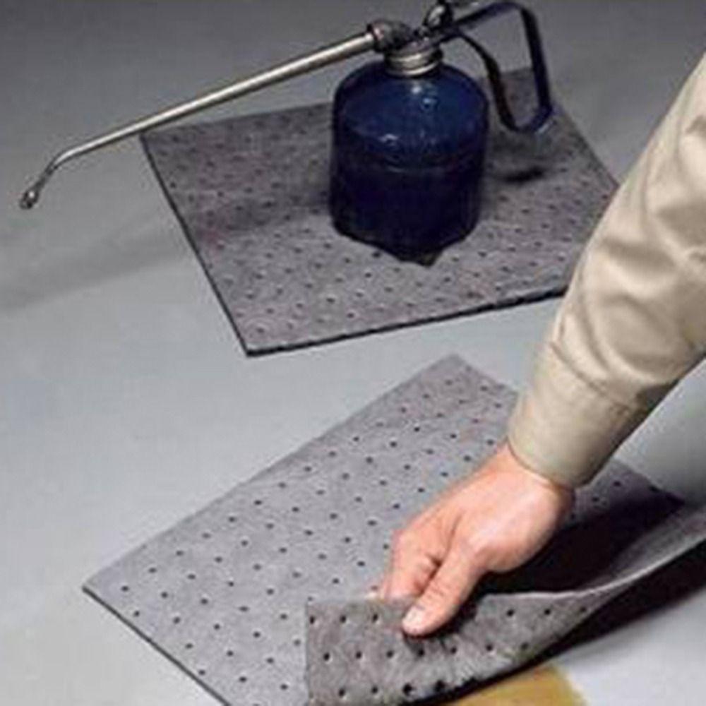 5Pcs Absorbent Mat Oil Spill Mat 50*40cm Garage Floor Mat Oil Absorbent Pads  Absorbing Water