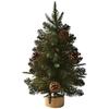 Qingmeng PVC Mixed Desktop Christmas Tree - Available In 45cm, 60cm, and 90cm Sizes