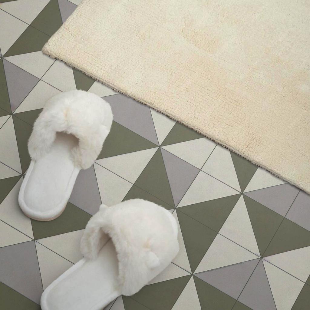 Self-adhesive Vinyl Panel with Print for the Living Room 120x60 cm Geometric Triangle Pattern