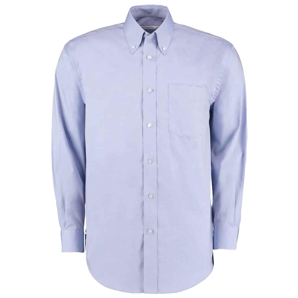 Kustom Kit Mens Premium Oxford Classic Long-Sleeved Shirt