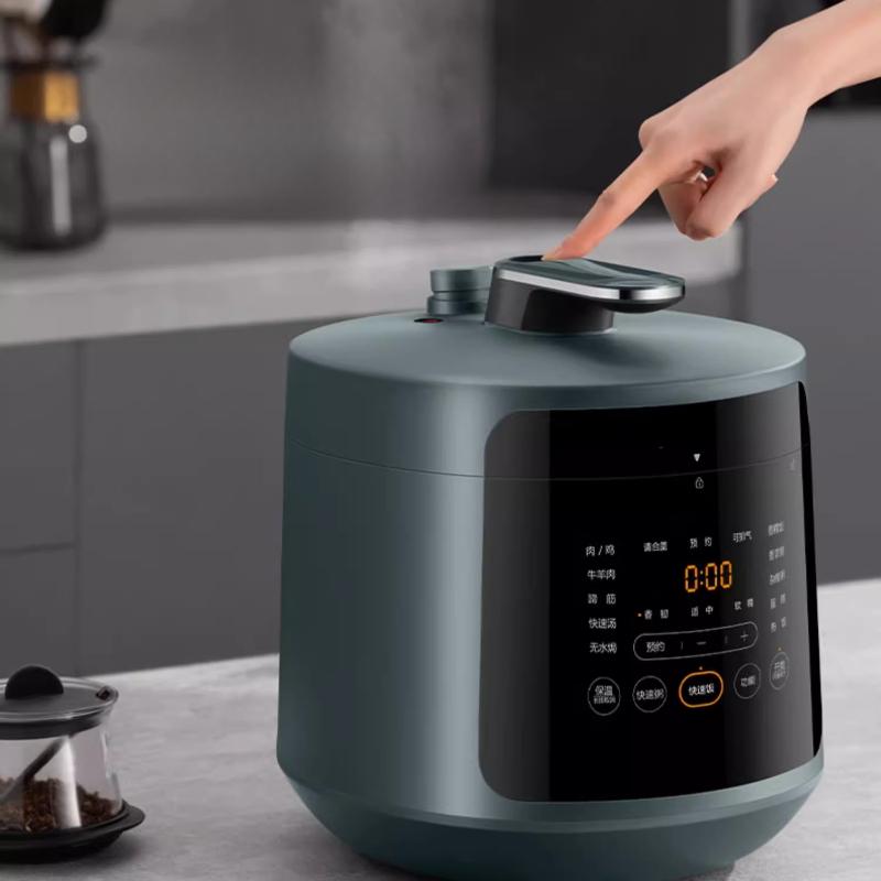 220V Electric Pressure Cooker 5L Reservation Rice Cooker Double Pot Steaming And Cooking Fully Automatic Multifunctional
