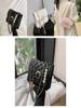 Trendy Chic Grid Chain Crossbody Bag 2023 New Fashionable Pu Small Shoulder Bag Women