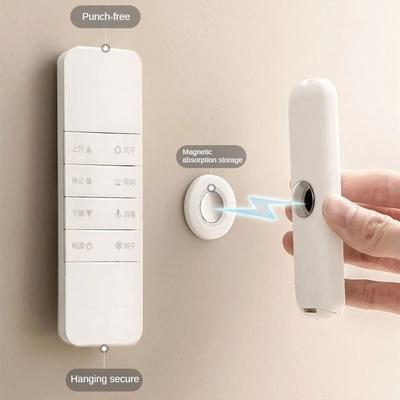 Aufbewahrungshaken Fernseher Magnetring Magnetischer Patch Klimaanlage Fernbedienung Wandmontierter Saugnapf Lochfreie Steckerleiste