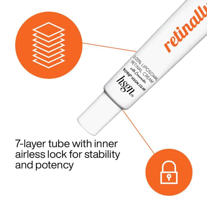 Innovative Retinally 0.05 Vitamin A Liposomal Retinal Cream 0.05% 20g