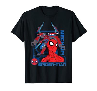 Marvel Mecha Strike Monster Hunter Spider-Man Mecha Up T-Shirt
