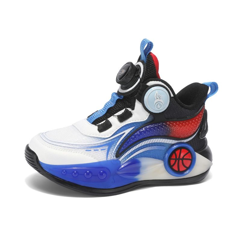 Boys' Sneakers Children' Outdoor Training Shoes Lace-free Running Shoes for Children