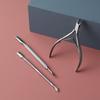 3pcs Nail Cuticle Nipper Scissors Stainless Steel Rainbow Tweezer Clipper Dead Skin Remover Scissor Plier Pusher Tool