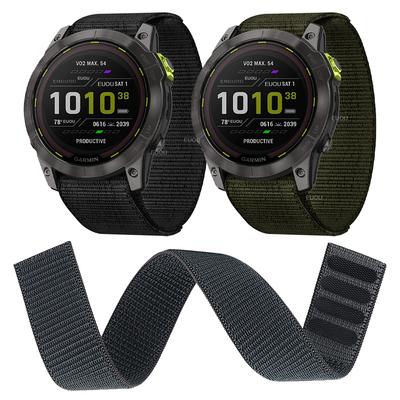26mm 22mm Hook & Loop Nylon Strap For Garmin Enduro Watch Band Fenix 6 6X Pro 5X Plus/TACTIX DELTA/MK2i/Forerunner 955 Wristband