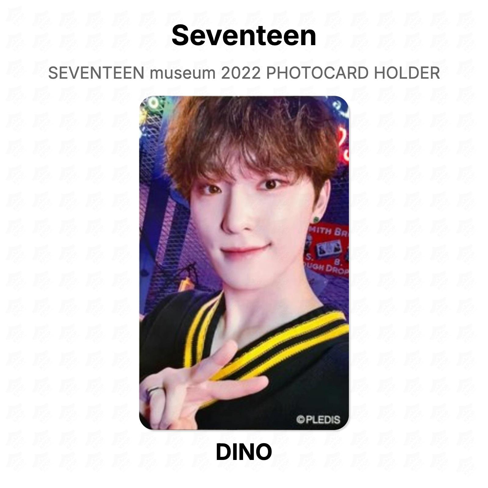 Seventeen museum 2022 PHOTOCARD HOLDER Official Photocard DINO