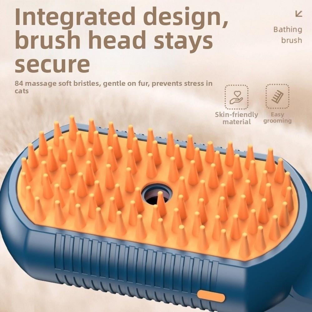 Steam Spray Function Pet Cleaning Spray Comb Cat Massage Comb  For Hair Removal And Detangling