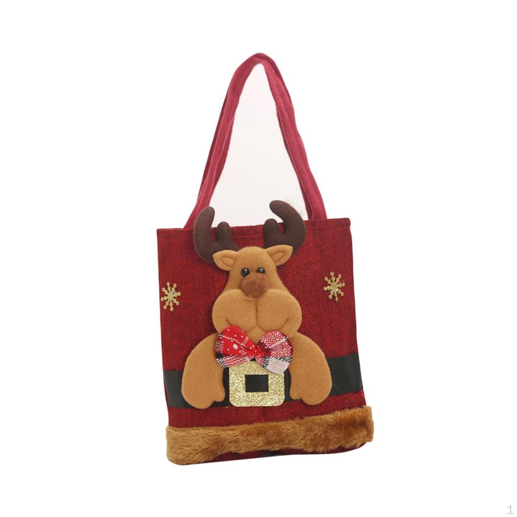 Christmas Gift Doll Bag Treat Goody Tote for Gifts Wrapping