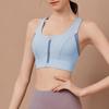 Sutiã Esportivo Sem Fio à Prova de Choque de Alta Resistência com Bojos, Tamanho Grande, Pronto para Fitness, Lindo Design nas Costas, Ajuste Justo.