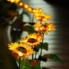 Solar Powered Sunflower Light Outdoor Waterproof LED Ground Insert Lawn Lamp For Garden Lawn Courtyard Decoration
