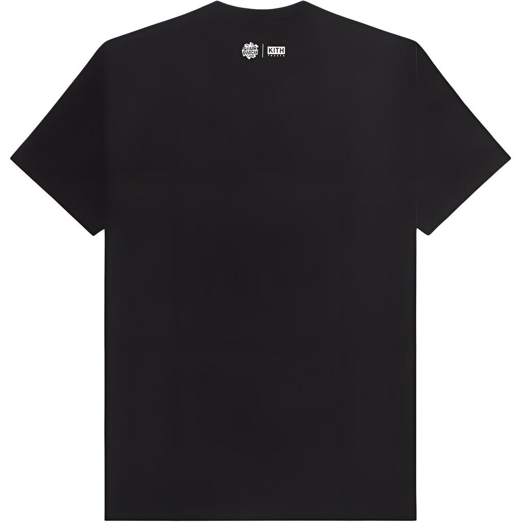 Kith Treats Series FW24 For Sour Patch Kids Logo Outdoor Casual Crew Neck Short Sleeve T-Shirt Men T-Shirt Black KHT030173-001