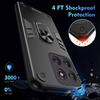 KEYSION Shockproof Armor Case for Motorola Edge 60 Pro 5G Silicone+PC Metal Ring Stand Phone Back Cover for Edge 60 S 60 Fusion