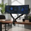 Rotating Monitor Stand 1/2/3 Screen Height Adjustable Dual Screen Monitor Mount Mechanical Arm Heavy Duty Clamp on Monitor Arm