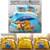 Pooh Bear Children Bedding Set With Active Dyeing For Toddler Bed Decor