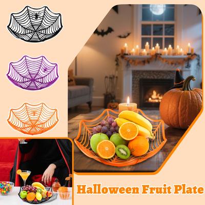 Halloween Decoration Spider Fruit Platter Ornament