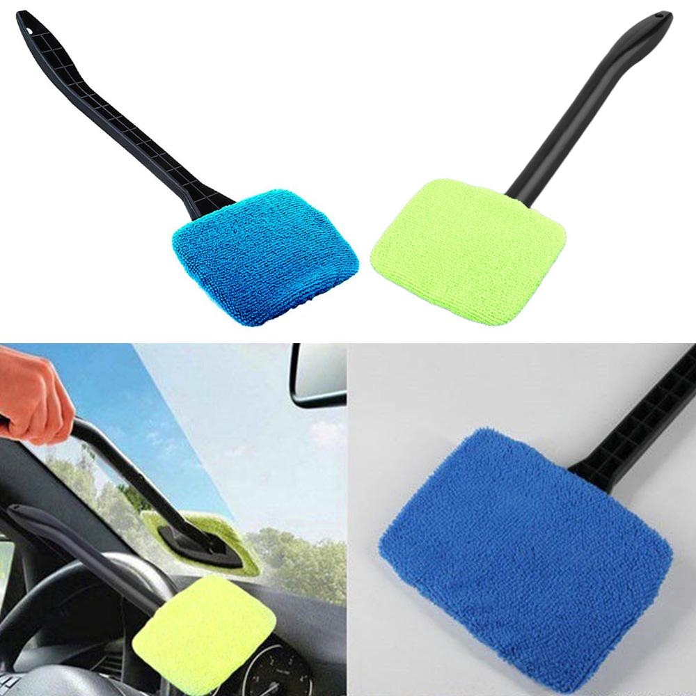 Car Window Cleaner Brush Kit Windshield Wiper Microfiber Brush Auto Cleaning Wash Tool With Long Handle Car Accessories