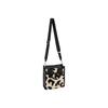 Lesportsac Black Denim/Leopard Sherpa Mini N/S Tote Bag [1609.La80]