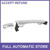 Exterior Door Handle for Hyundai for Kia Picanto 2011-16 Silver Tone Rear Left