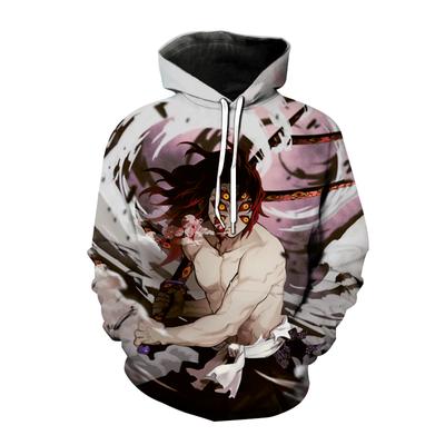 Trendy Anime Hoodies Demon Slayer Kimetsu no Yaiba 3D-Druck Kapuzenpullover Herren Damen Mode Pullover Hip Hop Hoodie Kleidung