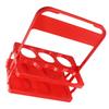 High Quality Plastic Plastic Basket Beer Rack Bottle Holder Foldable Reusable 6 Pack Beer Bottle Food Delivery