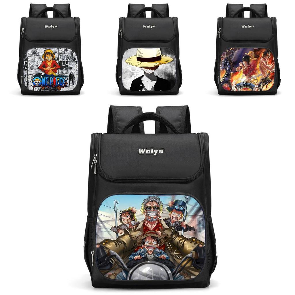 Spacious Luffy Zoro Backpack For Elementary Boys And Girls With Double Layer Oxford Fabric