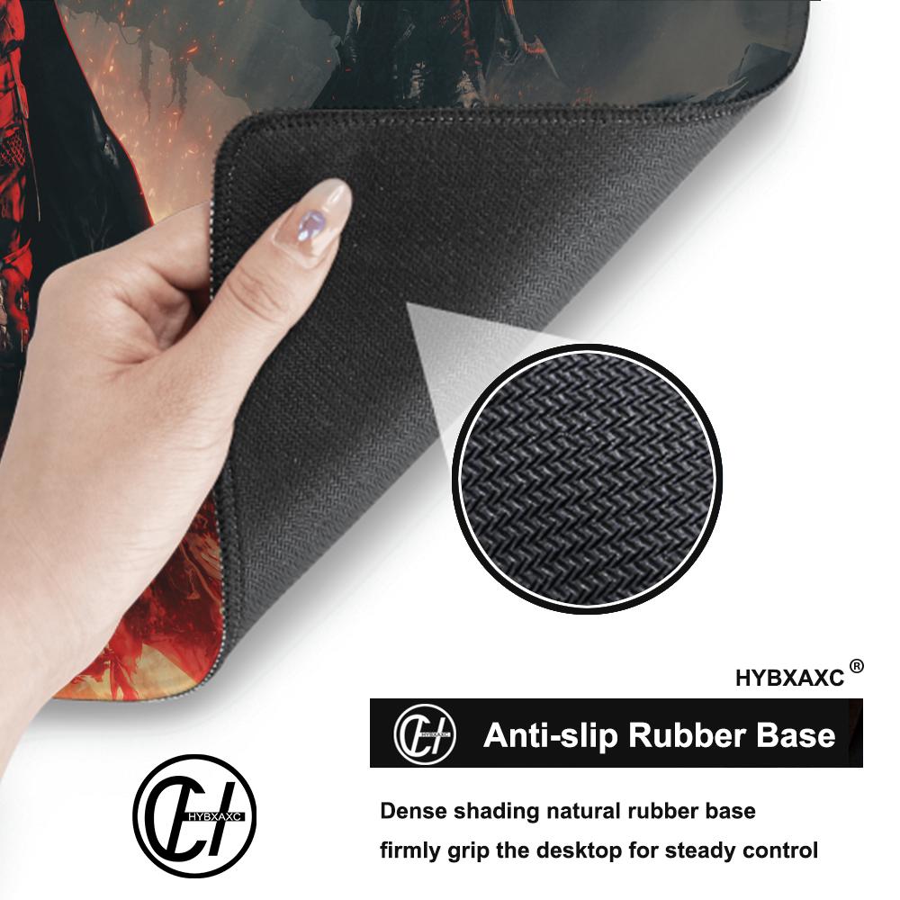 HYBXAXC Mouse Pad Gamer Custom MousePads keyboard pad Dark Souls Anti-slip Carpet Laptop Soft Office Mouse Mat Desktop Mouse Pad
