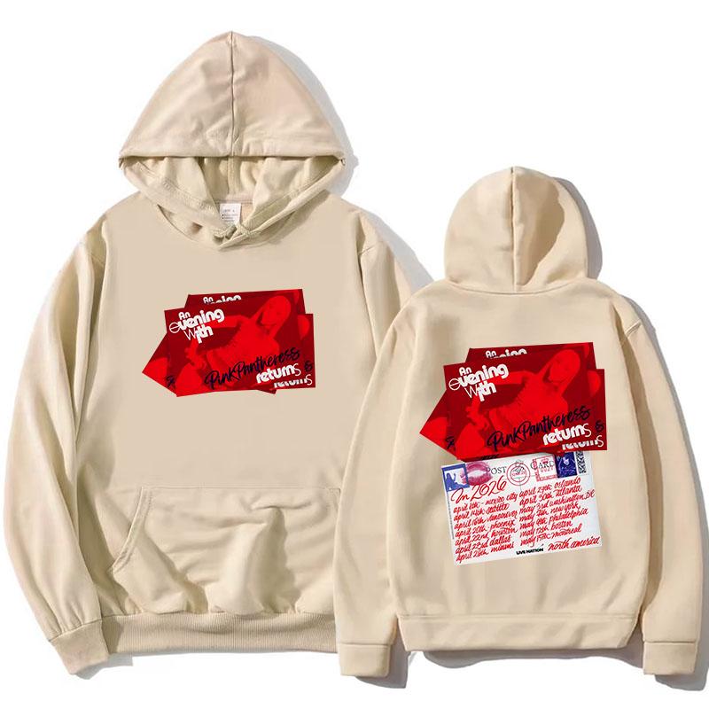 

An Evening with PinkPantheress Tour Into Spring 2026 Hoodies Long Sleeve Casual Sweatshirts Streetwear Unisex Print Hoody S хакі