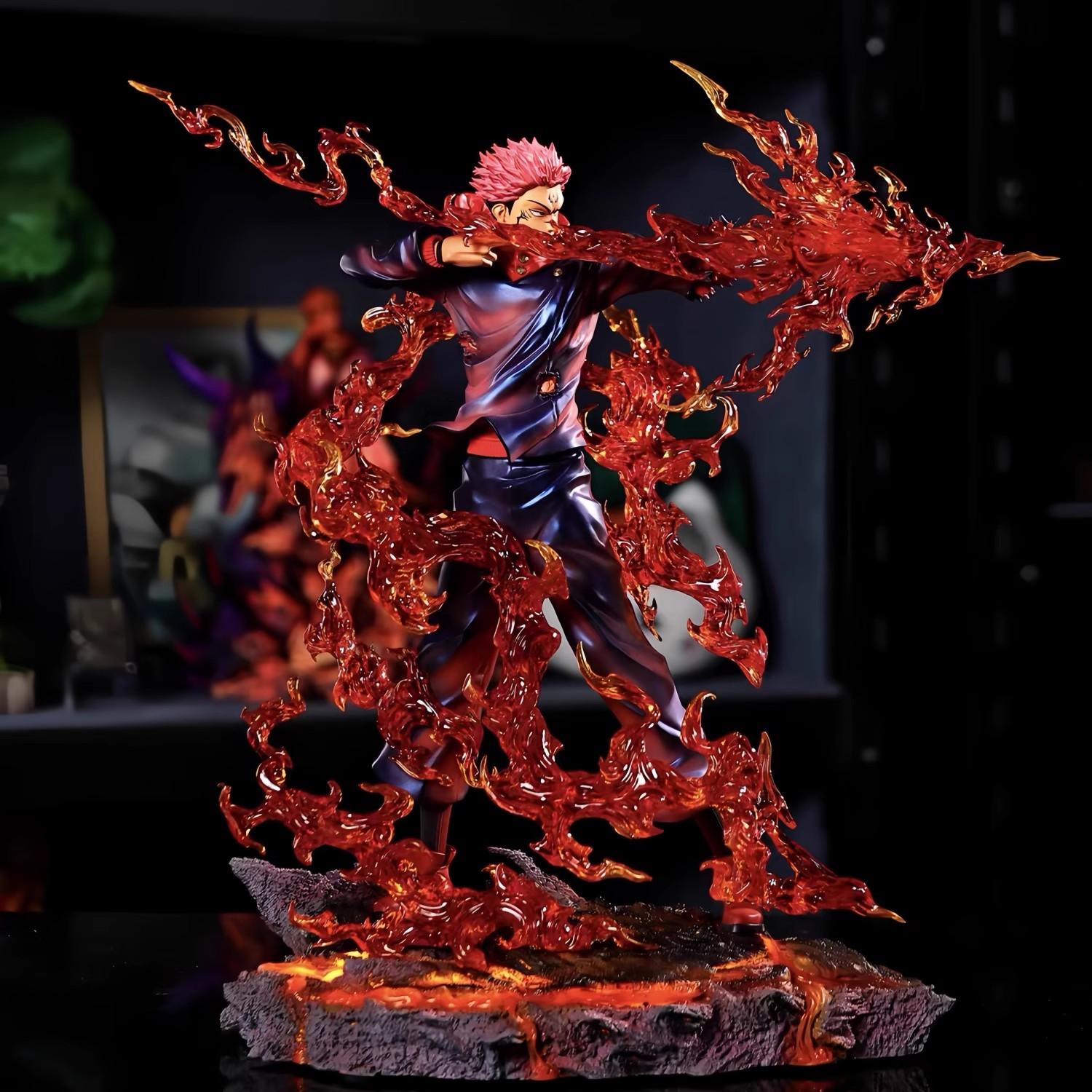Interesting Toys Unisex Jujutsu Kaisen Ryomen Sukuna Itadori Yuji Anime Figure Model Toy King Of The Curse Returns To The Extreme Battle Gift Collection