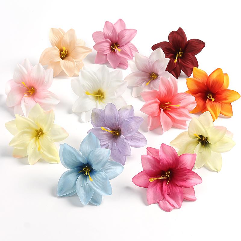 

10/15Pcs 9cm Artificial Flowers Heads For Home Decor Wedding Marriage Decoration Fake Flowers DIY Craft Wreath Gifts Accessories 10Pcs