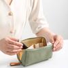 2026 Damen Kosmetiktasche Unifarbene Koreanischer Stil Make-up Tasche Beutel Kulturtasche Wasserdichte Make-up Organizer Etui Tasche