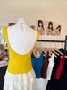 Crop Tops Breast Pad Solid Color Tank Top Women Summer Camis Backless Camisole Fashion Casual Tube Top Female Sleeveless