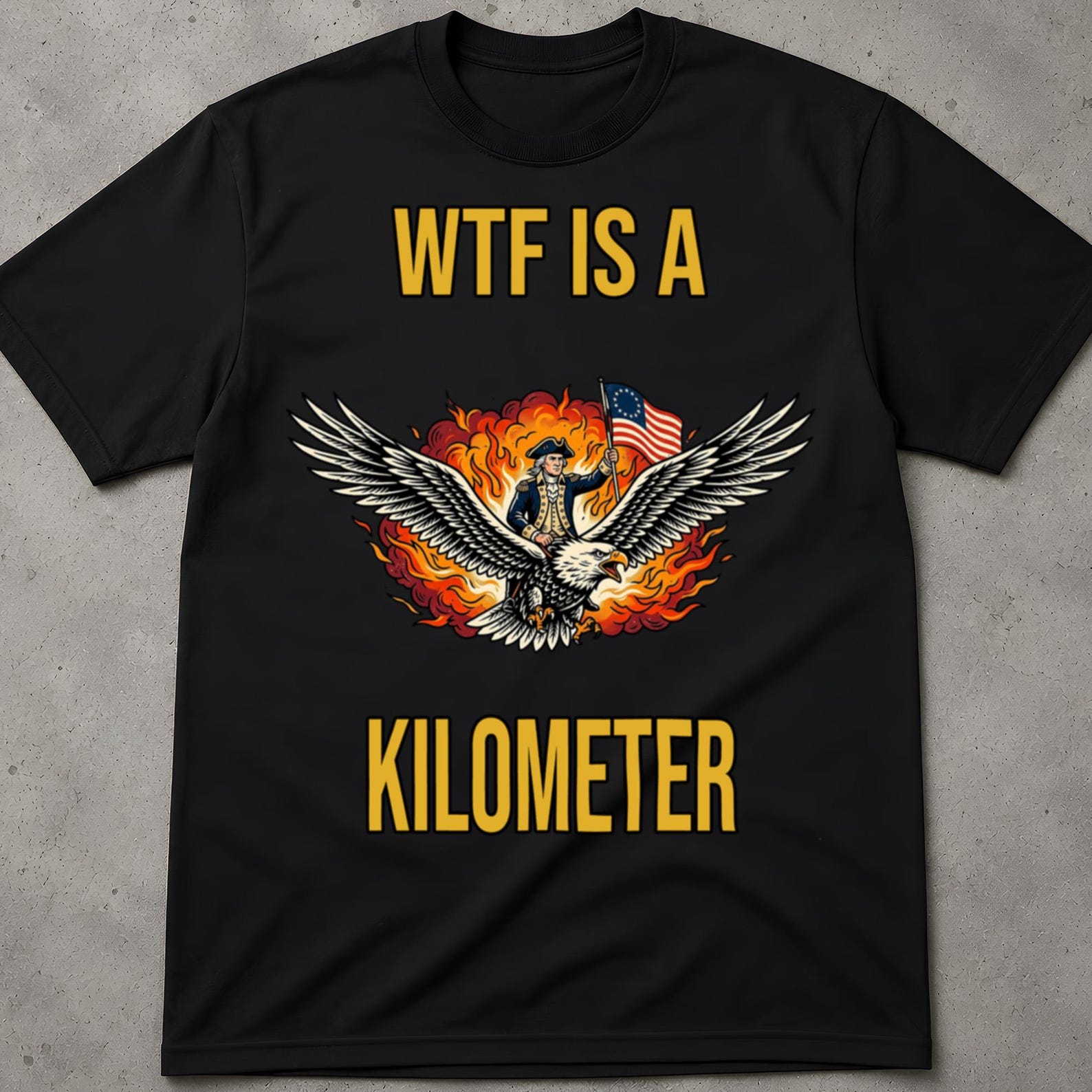 WTF Is A Kilometer Shirt, Inappropriate 4Th Of July Shirts, Funny Offensive Shirts, Graphic Tee, Retro Vintage Bootleg Graphic Tee L