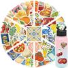 10/30/50pcs Cute Mediterranean Tomato Cartoon Stickers Creative Aesthetic Art Decals Luggage Phone Helmet Decoration Sticker Toy