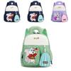 Cute Cartoon Animal Kids Backpack With Padded Shoulder Straps For School Activities