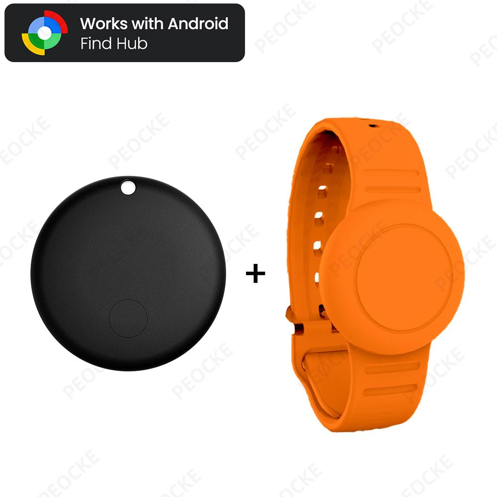 Waterproof Smart Tag Bracelet for Kids-Soft Silicone For Android Tracker Tag With Watch Band Case Cover Lightweight GPS Tracker